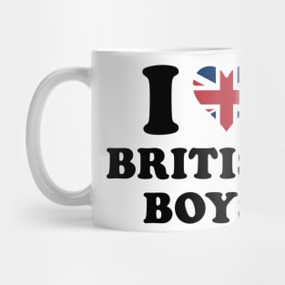 I Love British Boys, I Heart British Boys Mug